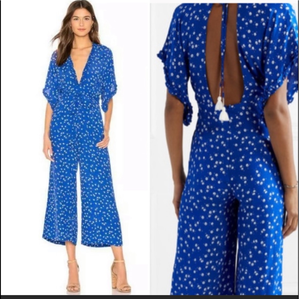 Faithfull The Brand Blue La Villa Betina Jumper